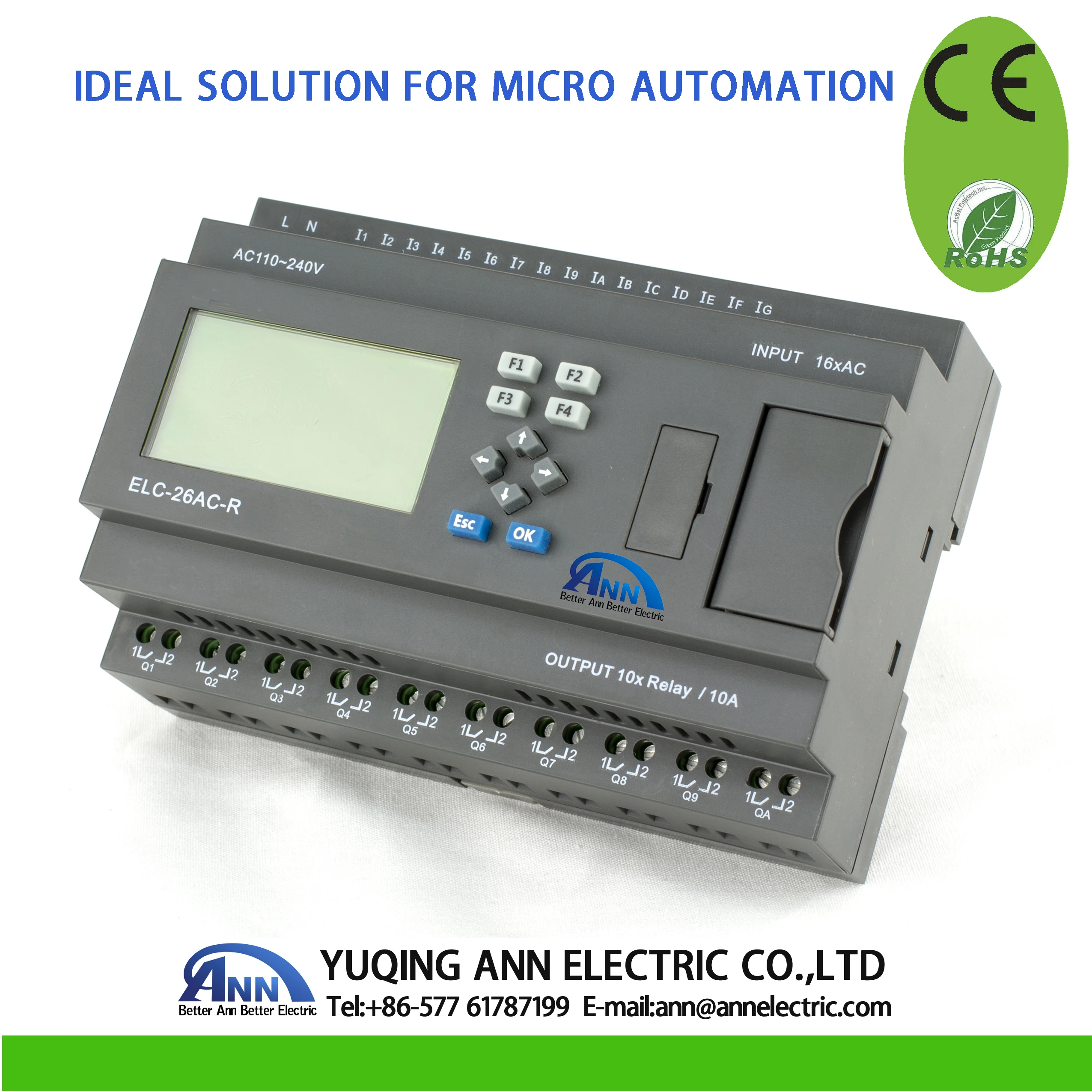 ELC 26AC R HMI новейший и инновационный программируемый логический
