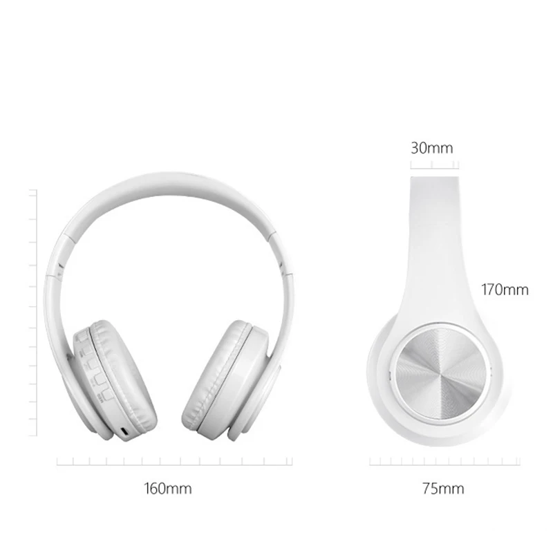 

Wireless Bluetooth headphones SD Card Slot bluetooth noise canceling headphone sport headphone Stereo Earphone with microphone