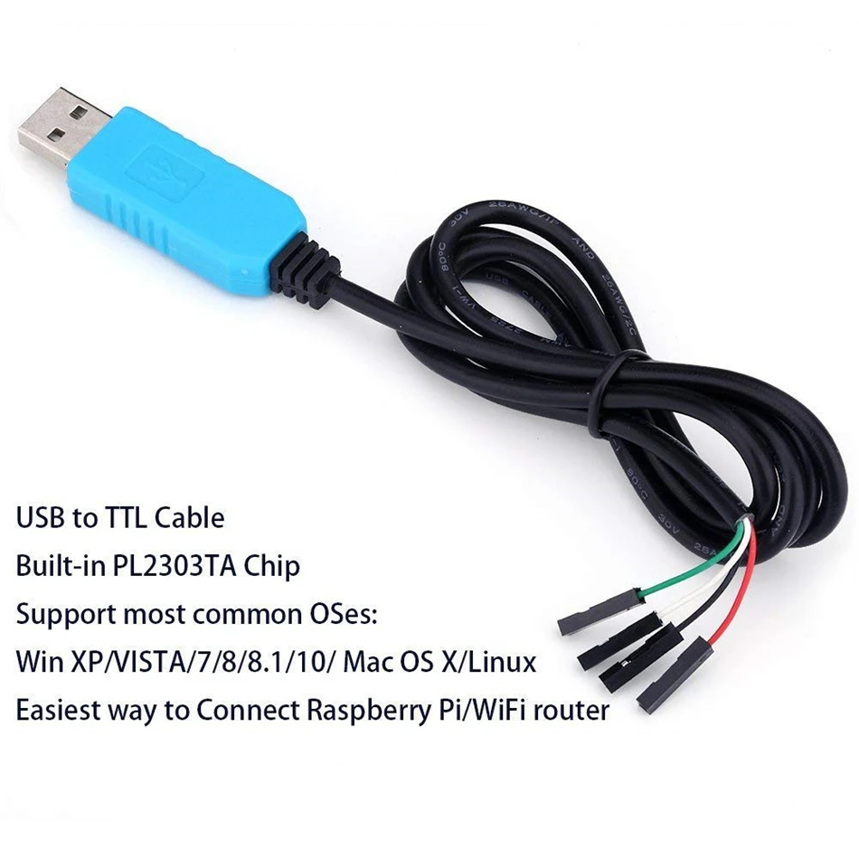 PL2303TA USB Cable Serial Ttl A RS232 Converter Windows XP/7/8/8.1