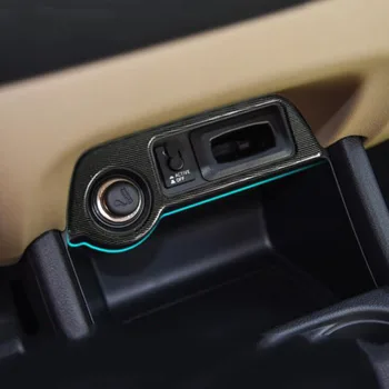 

For Mitsubishi Outlander 2016 1PC ABS Chrome Car Cigarette Lighter Sequins Interface Cover Trim Car Styling Accessories