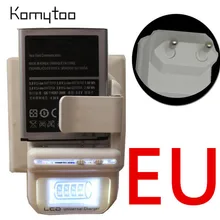 Горячая, ЖК-экран индикатора с европейской вилкой, универсальное дорожное ЖК-зарядное устройство и USB настенное зарядное устройство для мобильного телефона