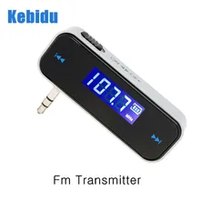Sem fio 3.5mm música áudio fm transmissor em-carro transmissor carro mp3 transmissor para iphone 4 5 6 s mais samsung ipad fm rádio