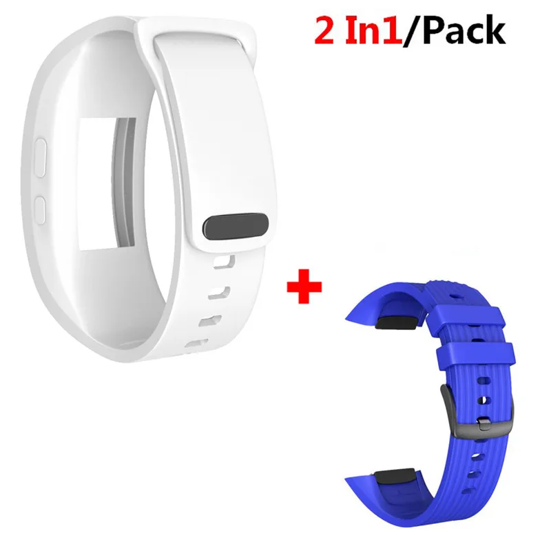 Лидер продаж 2 шт./лот браслет, браслеты для samsung Шестерни Fit2 2 про ремень силиконовый браслет для Шестерни Fit2 Pro SM-R360 Смотреть Band - Цвет: Color5