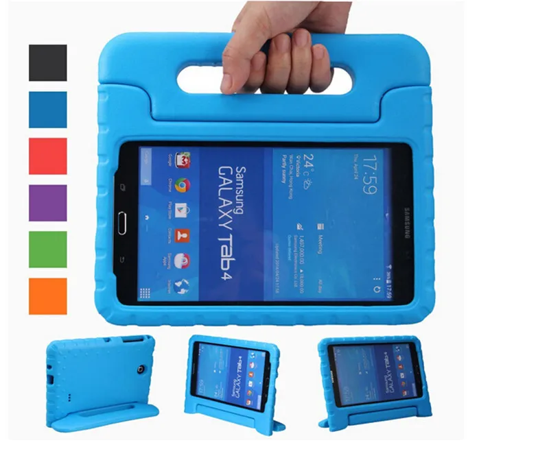 Kids Safe Carry Heavy Duty Shockproof Rubber Case Cover Stand For