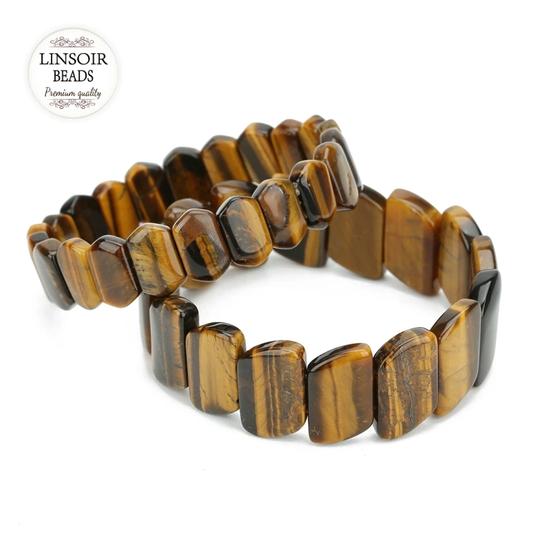 New Bracelet Brown Tiger Eyes Meditation Braclet For Men Women Hand Jewelry
