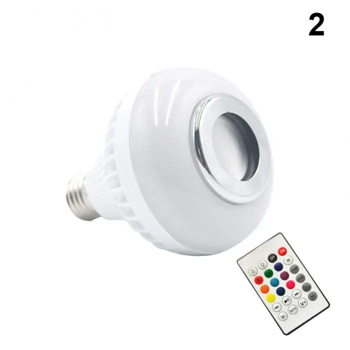 Цвет Изменение светодиодный лампочка Смарт Bluetooth музыка лампочка для домашней сцены CLH@ 8