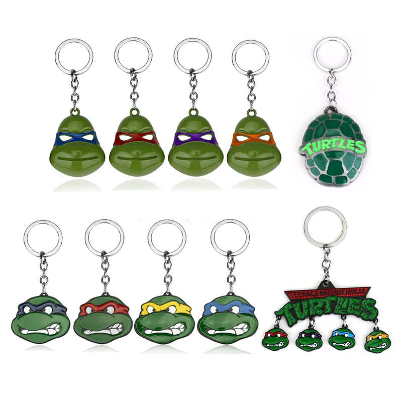 

Keychains Ninja Pendant Keyrings Jewelry Hip Hop Accessories Anime Men Mutant for Boys