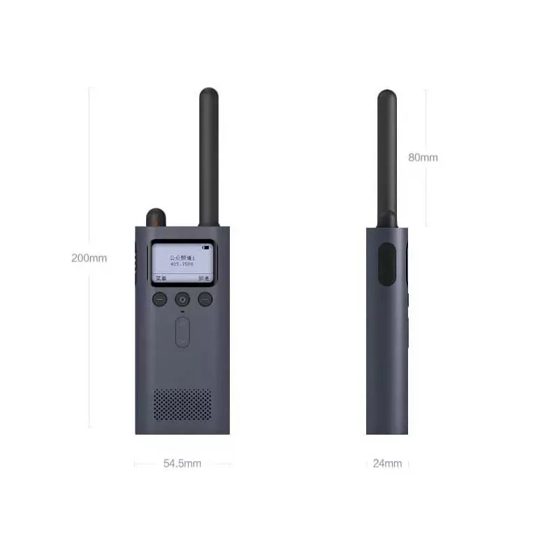 Оригинальная рация Xiaomi Mijia Walkie Talkie 8 Days Standby Bluetooth 4 0 с FM радио гарнитура разговор