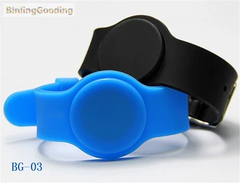 

BG-03 100PCS/LOT 125khz EM4305 RFID Wristband Bracelet Rewritable ID Card For Swimming Pool Sauna Room GYM