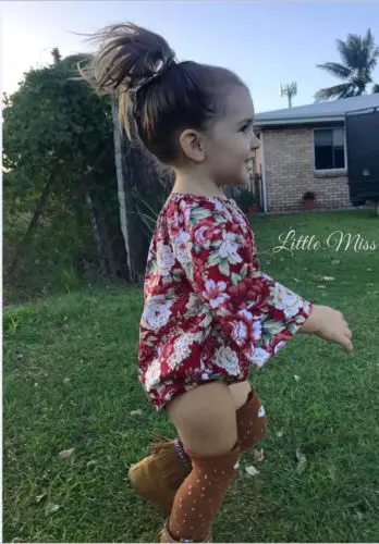 Детский хлопковый комбинезон с цветочным принтом длинным рукавом|romper long sleeve|baby
