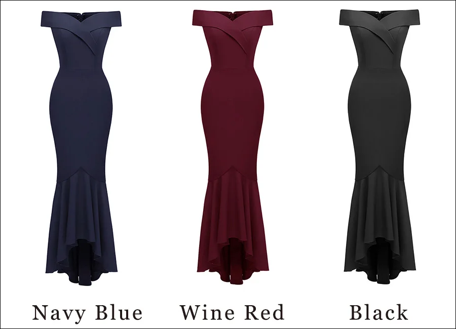 Gladiolus Off Shoulder Long Summer Dress Women Sexy Sleeveless Slim Maxi Mermaid Formal Dress 2019 Ladies Evening Party Dresses (24)