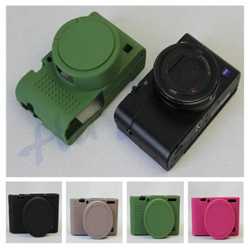 Купить Резиновая Камера сумка Мягкий силиконовый чехол для Sony RX100 M3 M4 M5 DSC RX100 III RX 100IV RX100 V Защитная крышка