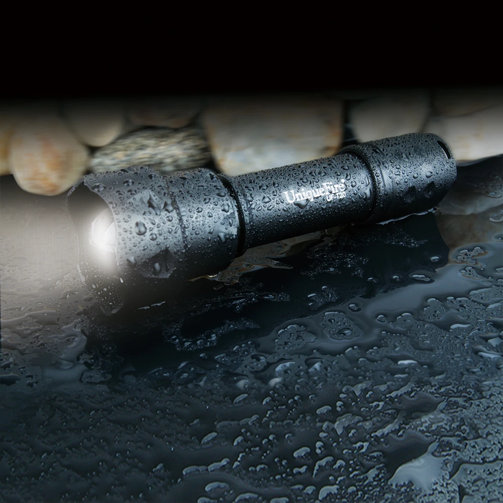 Светодиодный тактический фонарик UniqueFire T20 Ультраяркий водонепроницаемый фонарь