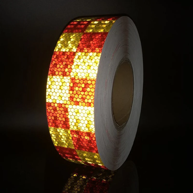 5cm width Car Reflective Material Tape Sticker Automobile Motorcycles Safety Warning Tape Reflective Film Car Stickers