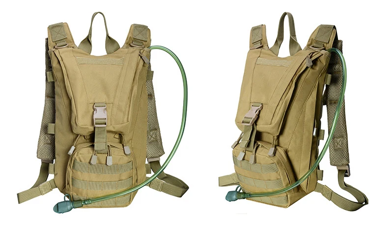15L армейский тактический рюкзак 600D военные Пеший Туризм Велосипедный Спорт Рюкзаки на открытом воздухе Велоспорт Отдых на природе воды сумка 2.5L - Цвет: Khaki With Water bag