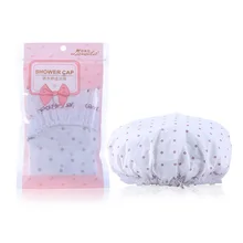 Модная шапочка для душа для купания для взрослых, шапочка для сушки волос, удобная для переноски, и качественный шапочка для ванны и душа, многоразовая водонепроницаемая