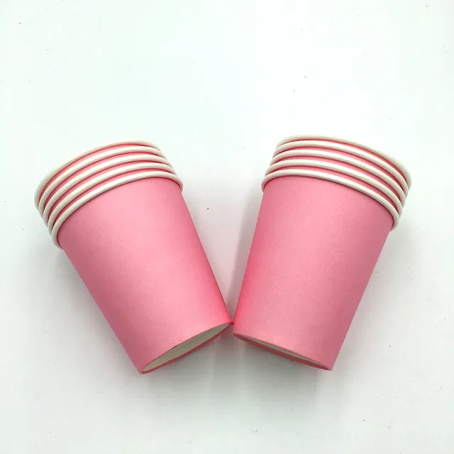 10pcslot pink solid color paper cups kids party favors pure color pink paper glasses - Color Paper For Kids 10pcslot pink solid color paper cups kids party favors pure color pink paper glasses - Color Paper For Kids