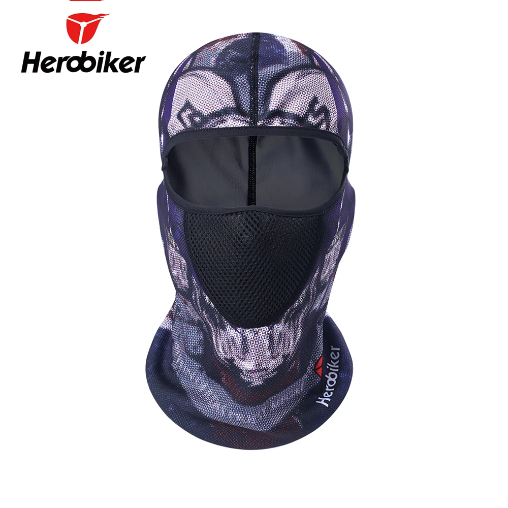 

HEROBIKER Motorcycle Face Mask Ski Military Tactical Airsoft Paintball Cycling Motorcycle Mask Breathable Balaclava Moto Mask