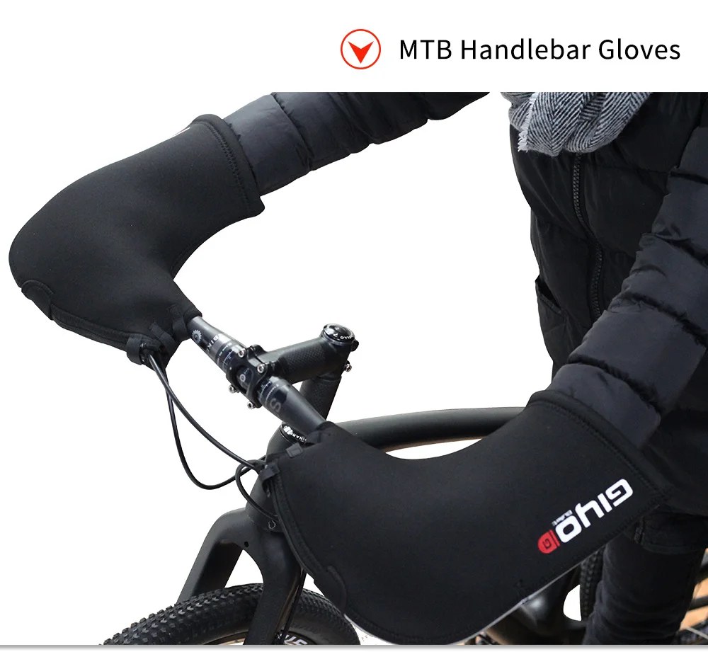 SOPEDAR ветрозащитные руль перчатки зимние теплые велосипедные MTB горный велосипед Бар перчатки митенки для велосипедного руля Golvers