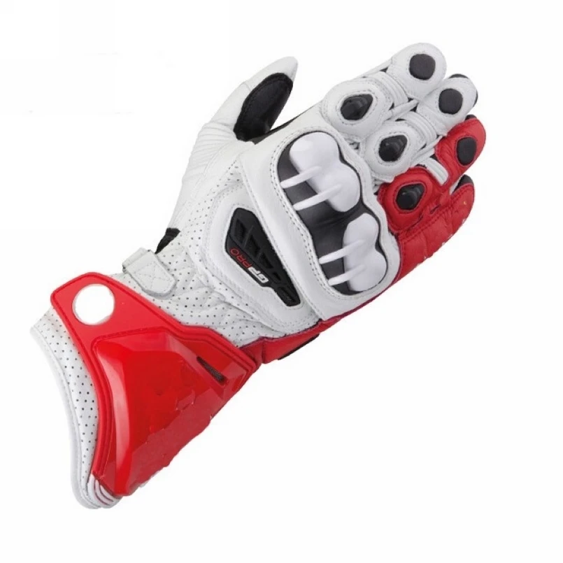 

2019 New 9 Colors 100% Genuine Leather GP PRO Motorcycle Long Gloves Racing Driving GP PRO Motorbike Original Cowhide Gloves