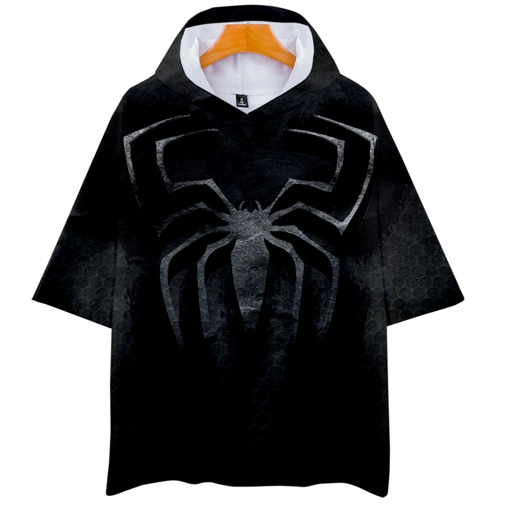 Spiderman man cosplay 3D Hoodies 2019 New Short sleeve Fashion Summer/Spring T-shirt Cool and breathable Short Sleeve T-Shirt