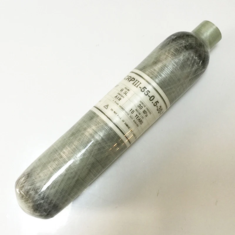 Carbon fiber tank , carbon fiber cylinder, 0.5L 30mpa 4500PS composite