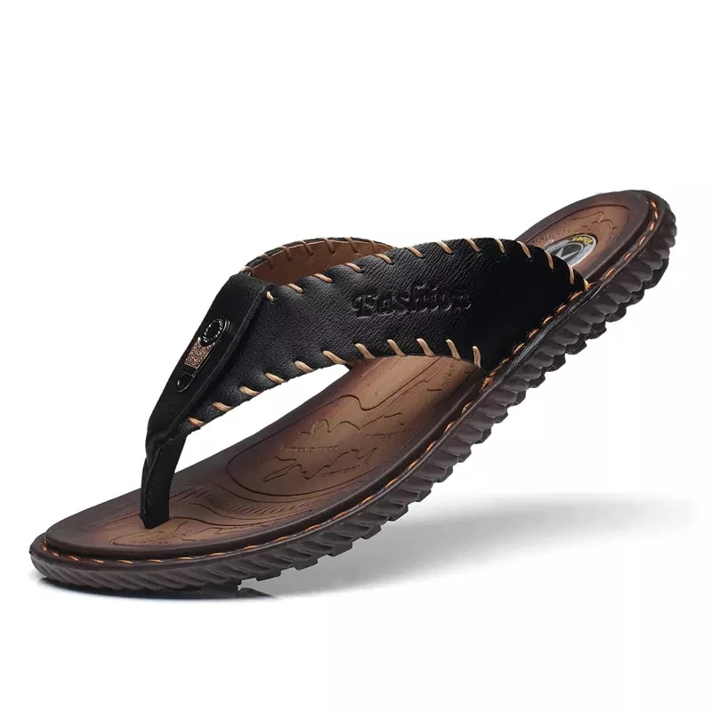 2017 Brand Summer Stry Man Handmade Genuine Leather Woven Belt 2017 Brand Summer Stry Man Handmade Genuine Leather Woven Belt Sandals Men Bling Flip Flops Slides Beach Slippers In From Shoes On Aliexpress