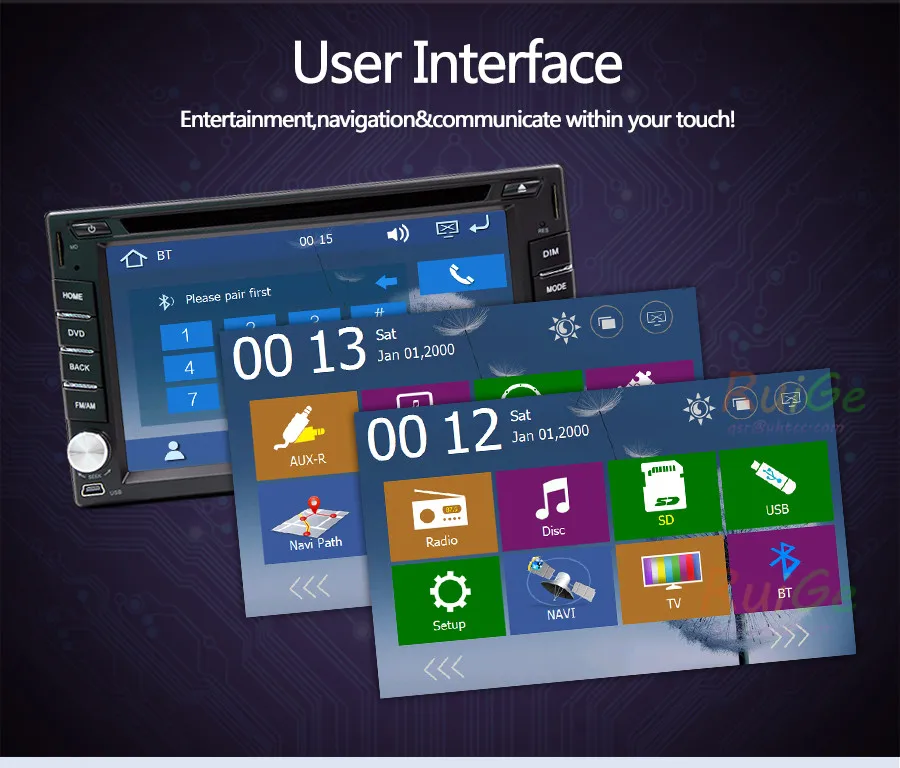 Perfect 2 DIN Car DVD GPS Player For NISSAN QASHQAI PATROL TREEANO VERSA MURANO LIVINA NAVARA MP300 NV200 SENTRA Radio Stereo In Dash 4