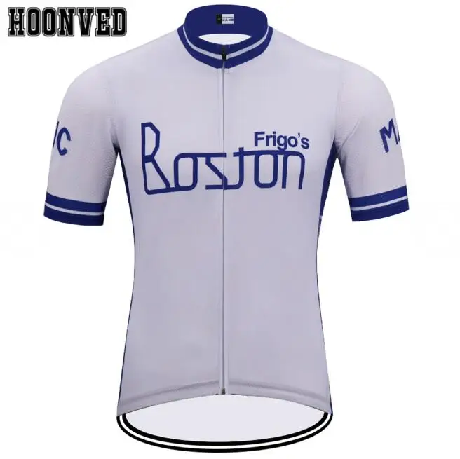 1981 новые командные мужские Go Pro team Boston Ретро велосипедные шорты летние триатлонные нагрудники 9D гелевые прокладки culotte ciclismo hombre - Цвет: Черный