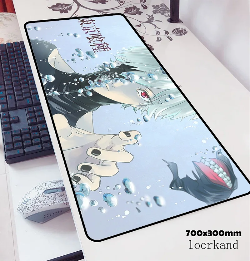 Аниме Коврик для мыши 70x30 см игровой коврик 3d офисный notbook Настольный милый padmouse