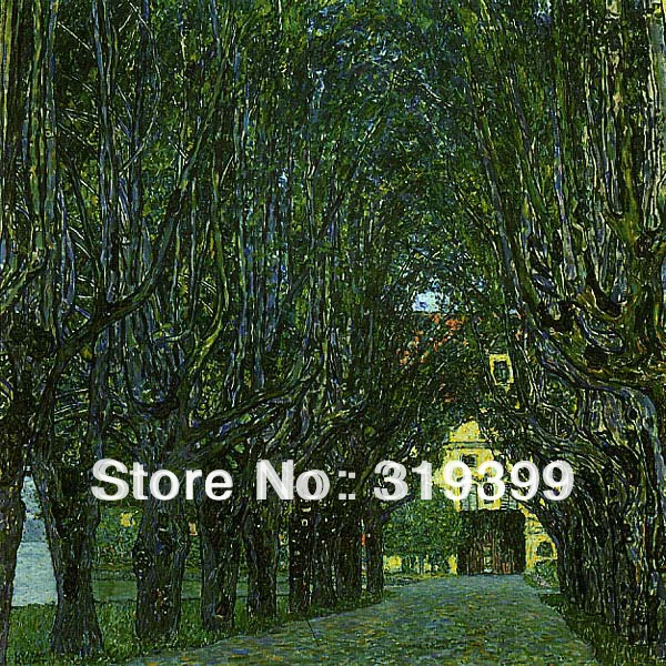 Gustav Klimt картина маслом на льняном холсте парк переулок Schloss Kammer бесплатная