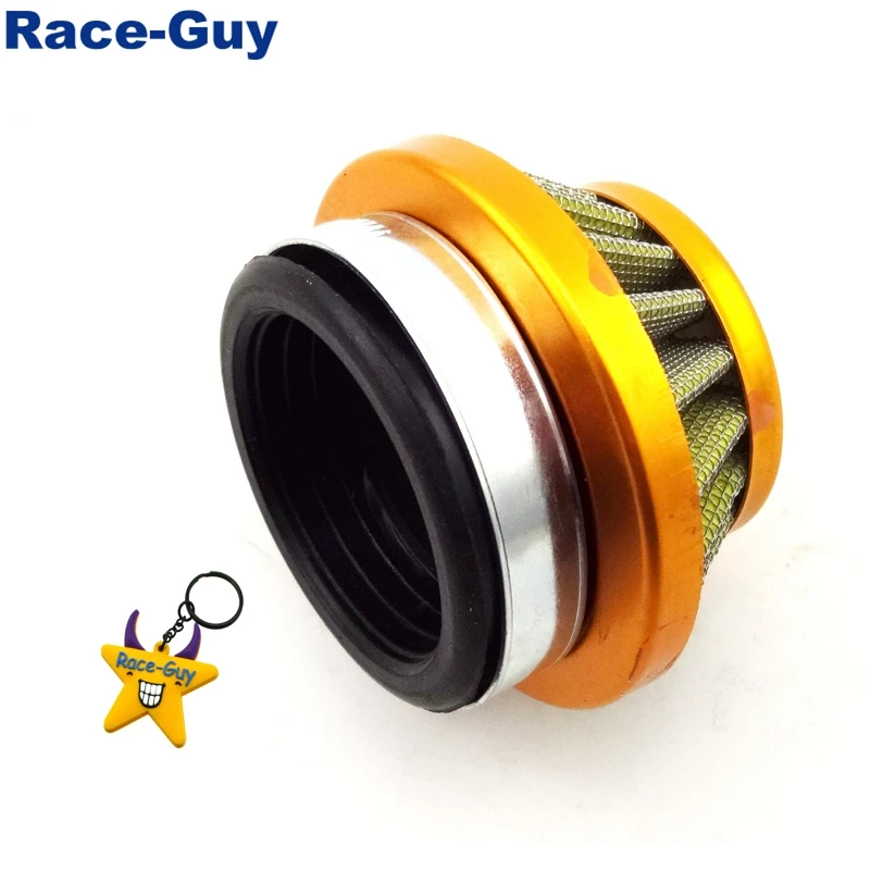 

Gold 44mm Air Filter For 2 Stroke 47cc 49cc Kids Quad ATV Dirt Pocket Bike Minimoto