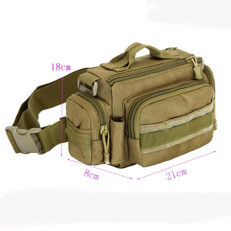 Высококачественная Мужская нейлоновая поясная сумка 1000D, поясная сумка, поясная сумка на грудь, поясная сумка, водонепроницаемая военная сумка для путешествий