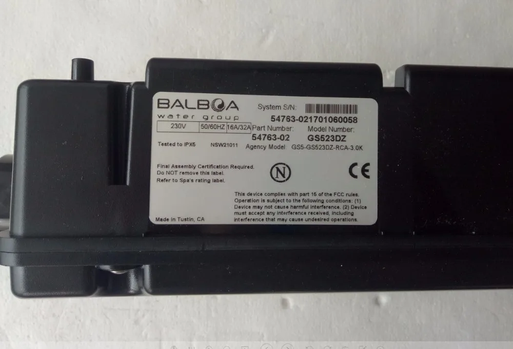Balboa GS523DZ Control Box 1002