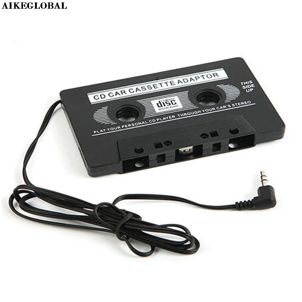 AIKEGLOBAL 3 5 мм AUX автомобильный аудио Кассетный трансмиттер для MP3 IPod CD MD iPhone FM
