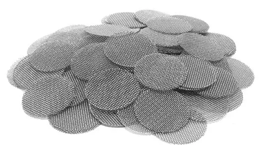 

Wholesale 100 screens/lot Smoking Accessories stainless steel Pipe Screens Filters weed pipe Narguile Hookah 16mm/20mm