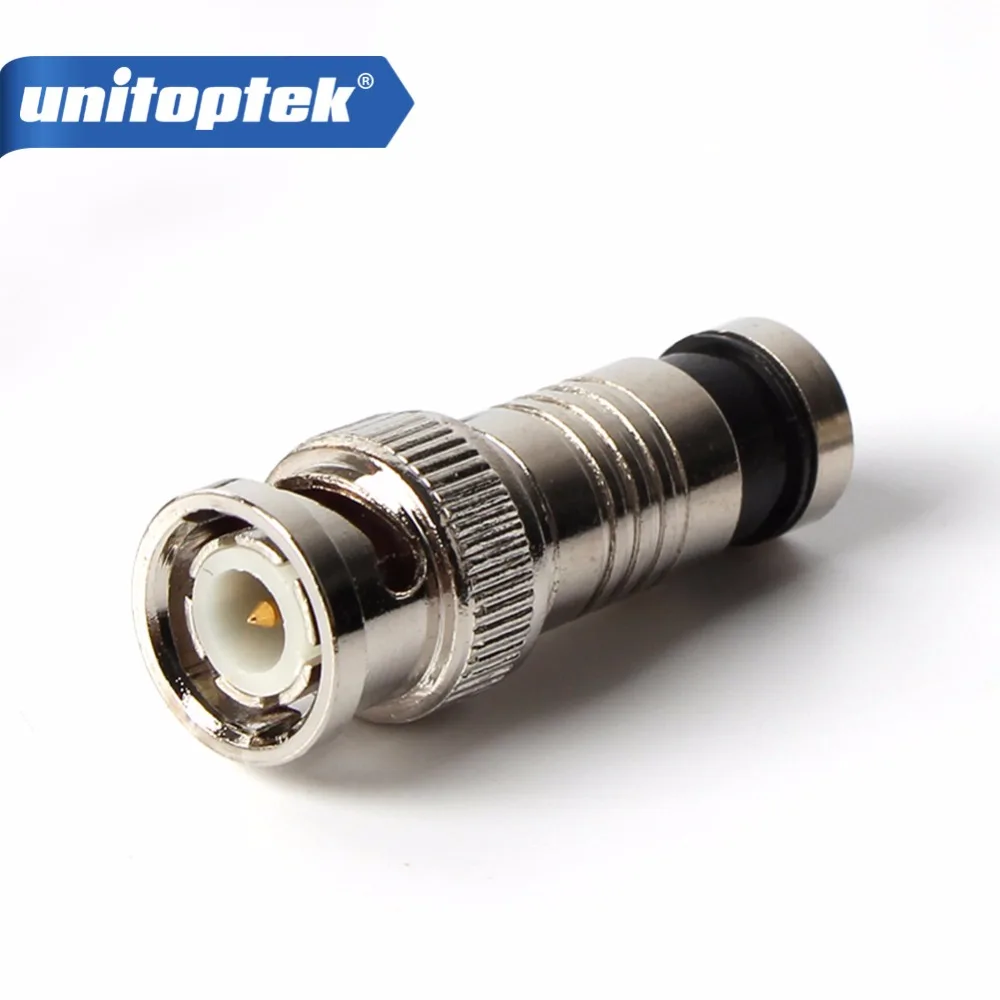10 шт./лот разъем BNC Мужской сжатия коаксиальный RG59 CCTV кабель Разъемы|connector bnc|compression