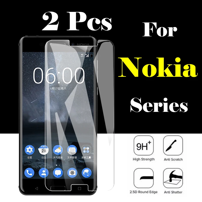 Защитное стекло для Nokia 2 3 5 6 8 2018 пленка закаленное noka nokia2 nokia3 nokia5 nokia6 защита