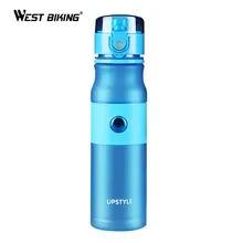 WEST BIKING, 620 мл, BPA free, спортивные бутылки, скраб, портативные, для велоспорта, альпинизма, путешествий, кемпинга, туризма, герметичные, для улицы, бутылки для воды