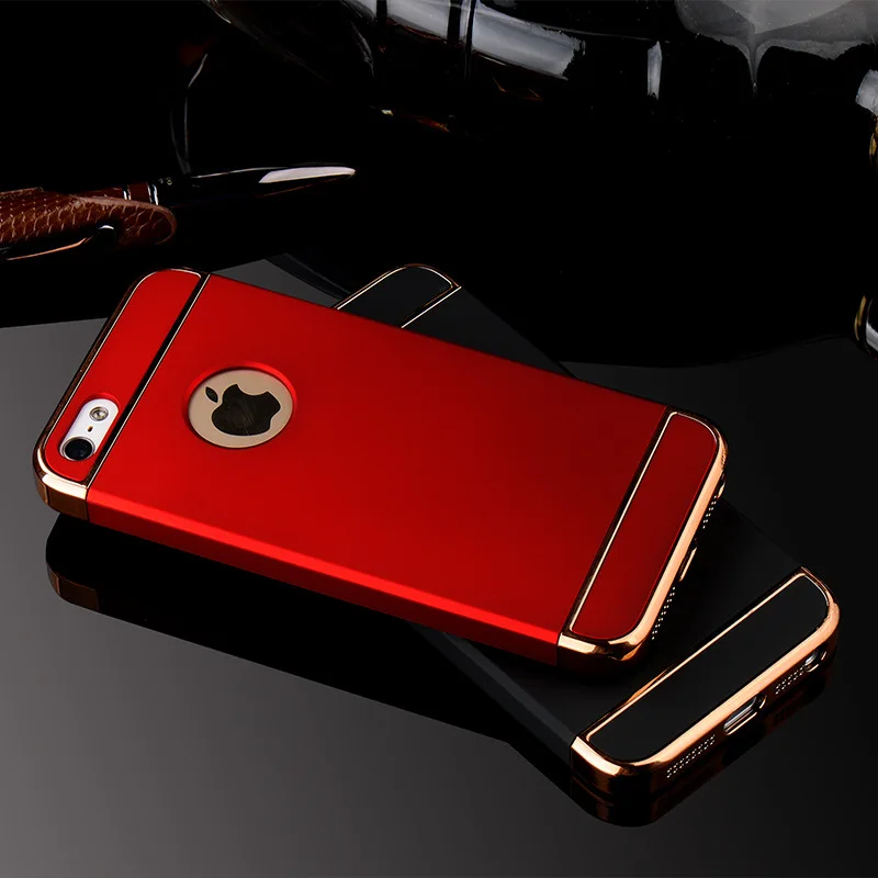 

for iPhone 5 5s Phone Case thin TPU hard shell whole package frosted Drop resistance protective sleeve black iPhone5s iPhone5