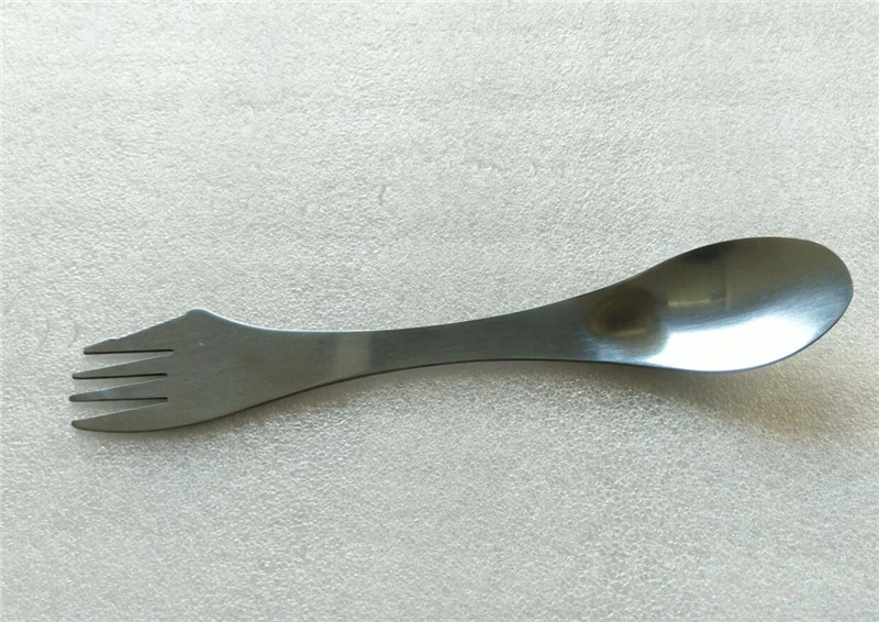 Вилка ложка spork 3 в 1 столовая посуда, нержавеющая сталь набор посуды для столовых приборов кухня для пикника на открытом воздухе Совок/нож/вилка Набор