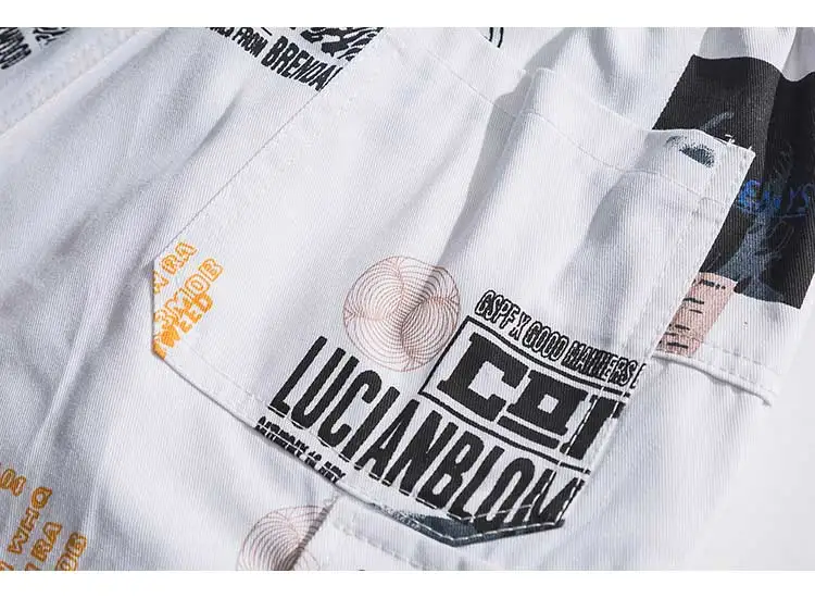 Aolamegs Shorts Men Multi-pictures Print Bermuda Beach Knee-length Shorts Hip Hop Elastic Waist Mens Summer Sweatpants (6)