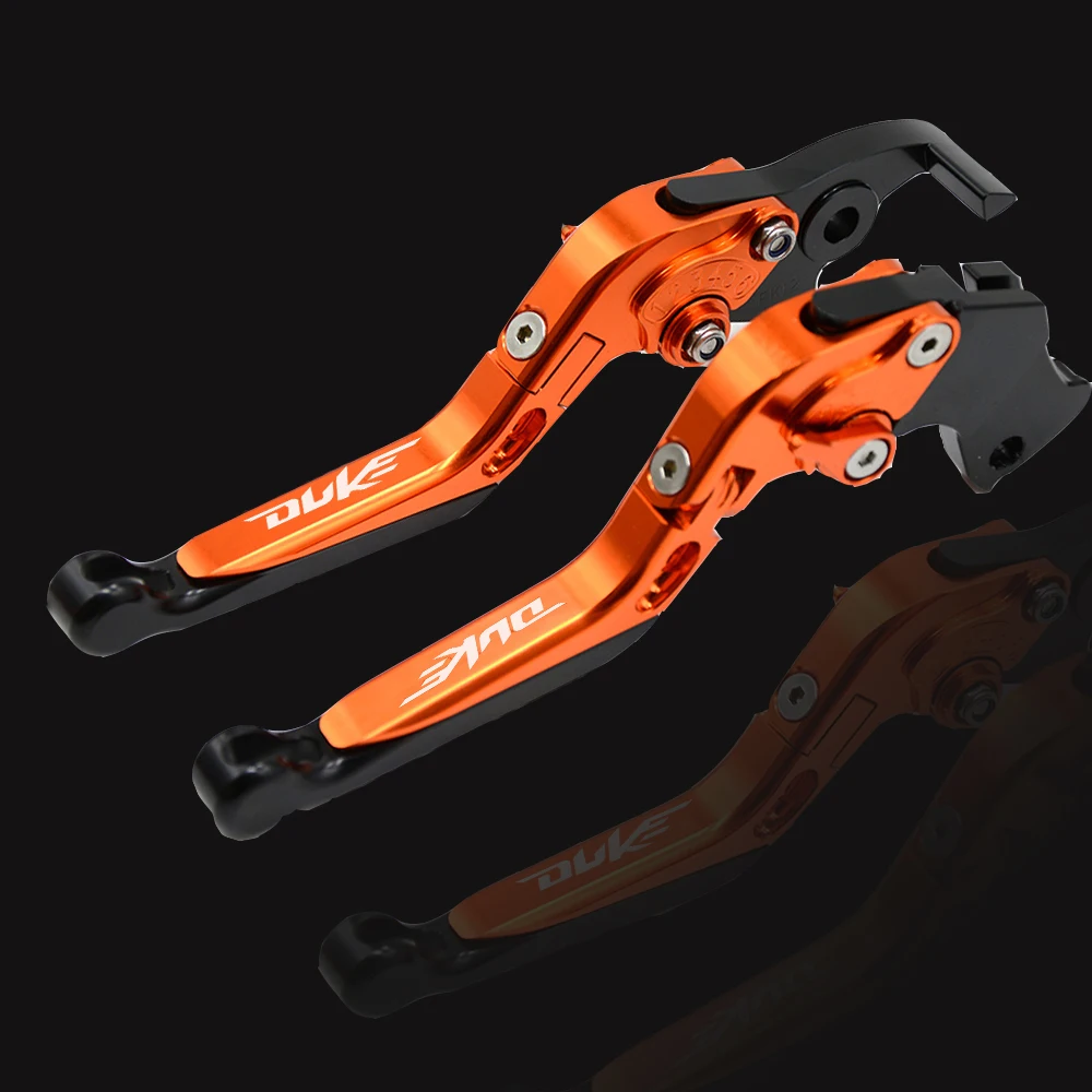 

Duke LOGO Levers Motorcycle Clutch Brake Lever Adjustable Motorbike CNC Aluminum Brake Clutch Lever For KTM 125 200 250 390 Duke