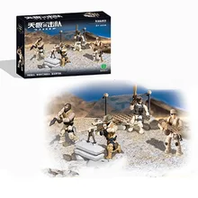 

Hot Military Army World War Soldiers City SWAT Desert Sniper figures Weapon Building blocks DIY Bricks children toy for boy