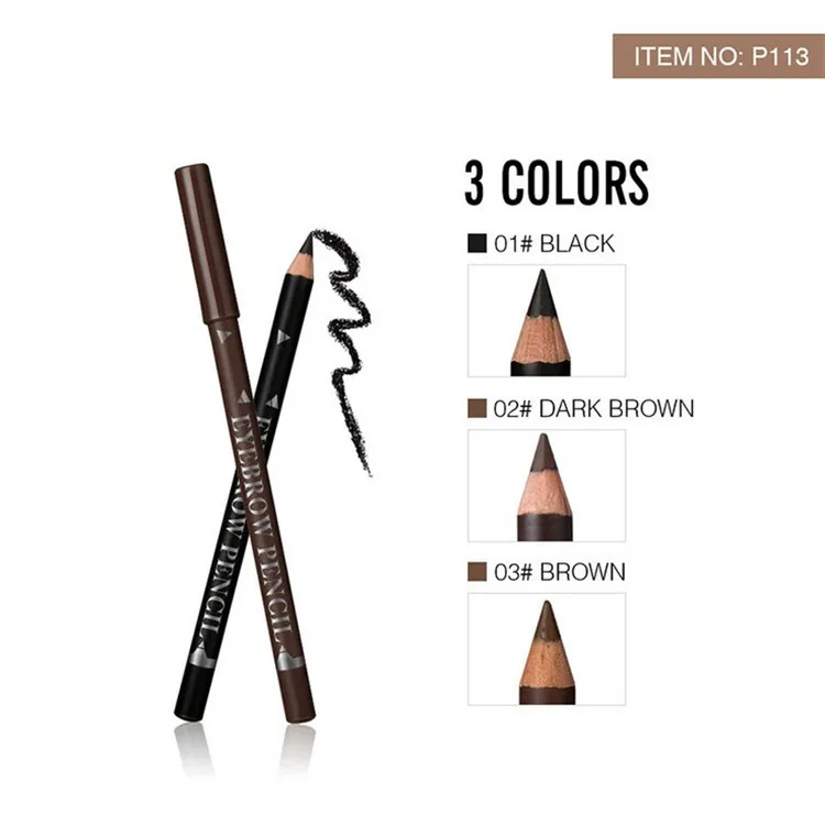 Натуральный карандаш для бровей стойкий Водонепроницаемый глаз Карандаши для макияжа черный коричневый бровей бренд Maquiagem