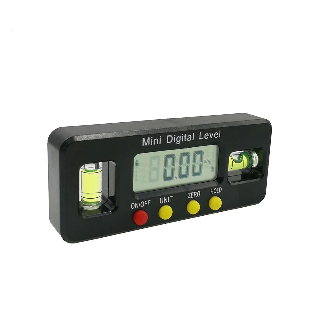 150mm 100mm 360 deg mini digital protractor Angle Finder inclinometer electronic level with magnetic bottom angle measuring tool 3