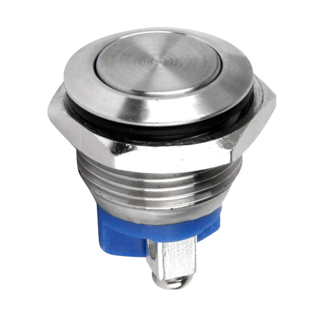 1pc Stainless Steel Momentary Push Button Horn Switch For Doorbell/Boat/Car Switch Accessories