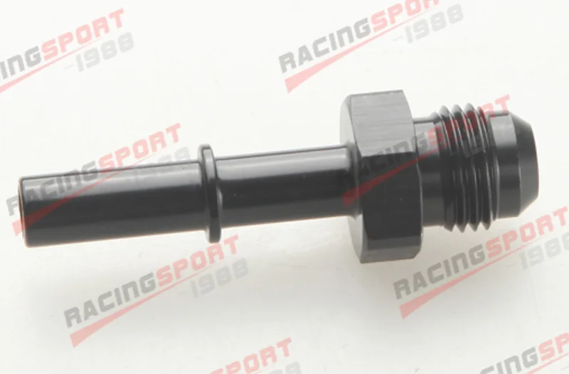 

Quick Connect AN6 6AN AN-6 AN6 To 5/16" Male Fuel Line Rail Adapter Black/SILVER/Blue