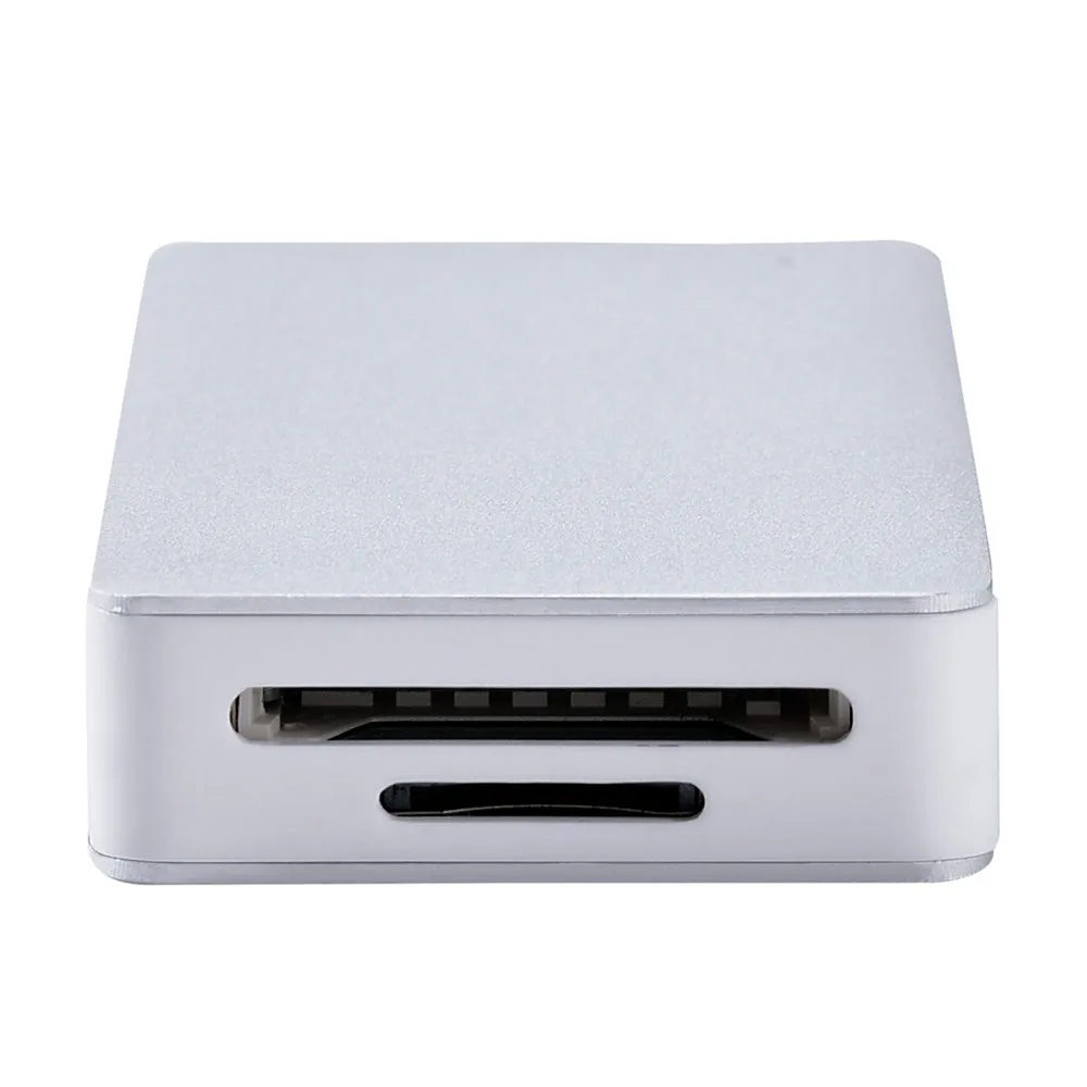 CARPRIE usb хаб высокоскоростной Type C концентратор с SD/TF кардридер Черный алюминиевый