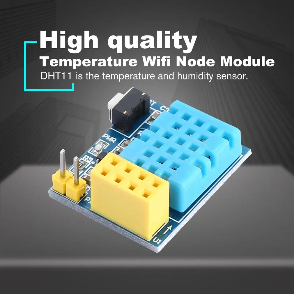 ESP8266 ESP-01 ESP-01S DHT11 модуль датчика температуры и влажности Wifi NodeMCU умный дом IOT DIY Kit(без модуля ESP